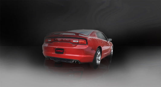 Corsa Performance 11-13 Dodge Charger R/T 5.7L V8 Black Xtreme Cat-Back Exhaust
