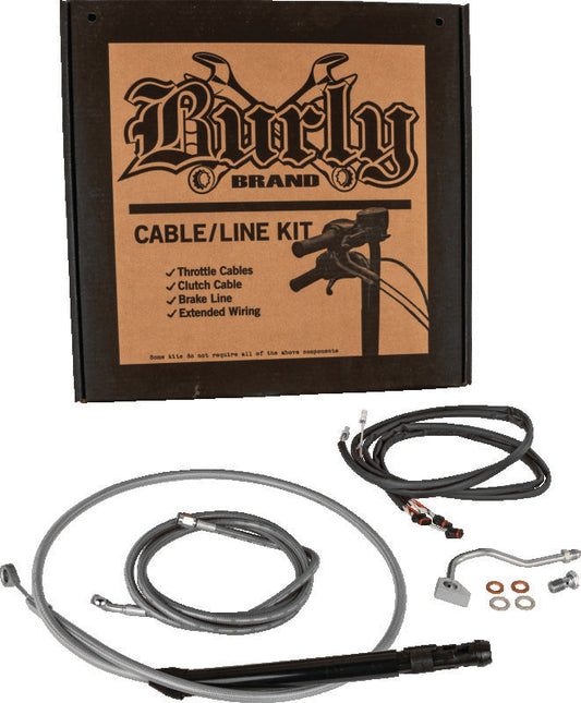 Burly Brand Bagger Control Kit 15in - Stainless Steel B30-1317