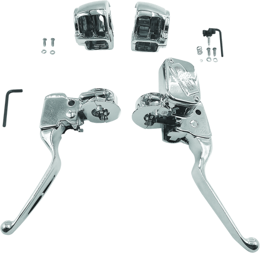 Bikers Choice Hndbr Cntrl Kt Chr 1/2in Bore 601448
