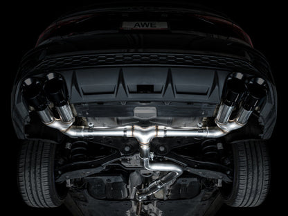 AWE Tuning AWE 22-24 Audi 8Y S3 Track Edition Exhaust  - Diamond Black Tips 3020-43897