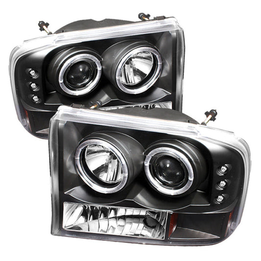 Spyder Ford F250 Super Duty 99-04 Projector Version 2 LED Halo LED Blk