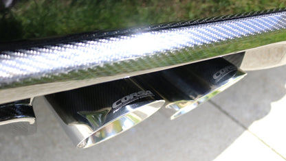 Corsa Performance 16-18 Cadillac Ats-V 3.6T 4in Polished Sport Axle-Back Exhaust