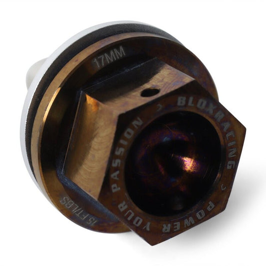 BLOX Racing Titanium Magnetic Oil & Transmission Drain Plug Set - Honda M14X1.5 BXAC-00405-6-TI