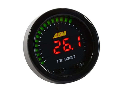 AEM X-Series Tru-Boost Controller Gauge w/ Boost Control Solenoid 80PSIg Internal MAP