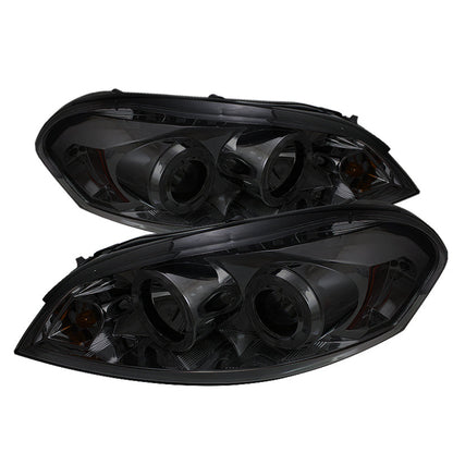 Spyder Chevy Impala 06-13 Projector Headlights LED Halo LED Smke PRO-YD-CHIP06-HL-SM 5031723