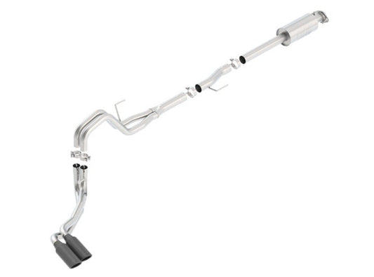 Borla 15-16 Ford F-150 3.5L EcoBoost Ext. Cab Std. Bed Black Chrome CB Exhaust ATAK Truck