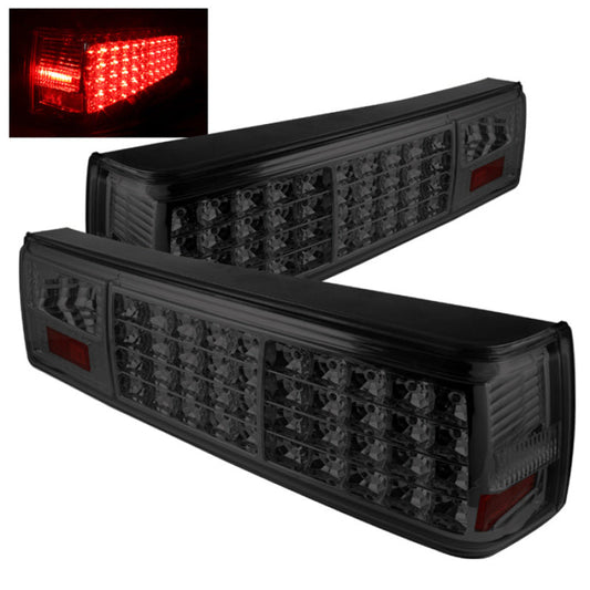 SPYDER Xtune Ford MUStang 87-93 LED Tail Lights Smoke ALT-ON-FM87-LED-SM 5013002