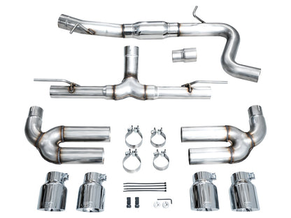 AWE Tuning AWE 22-24 Audi 8Y S3 Track Edition Exhaust  - Chrome Silver Tips 3020-42897