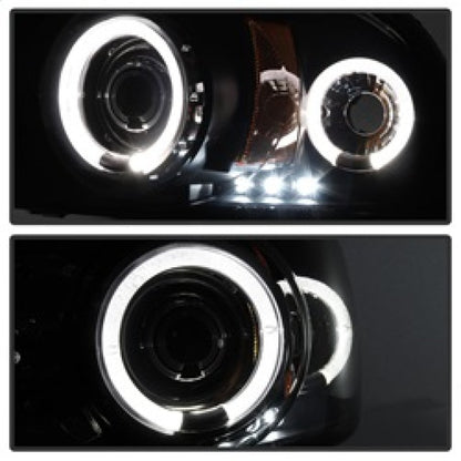 Spyder Dodge Dakota 97-04/Durango 98-03 1PC Projector Headlights LED Halo LED Blk PRO-YD-DDAK97-BK 5009784