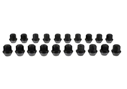 Ford Racing M12 x 1.5 Black Lug Nut - Set of 20 M-1012K-BSB