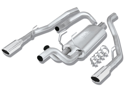 Borla 09-13 Dodge RAM 1500 5.7L CC/SB w/Fact Sngl Exh C/B 3x2.5in Single Round Rolled Split Rear 140308