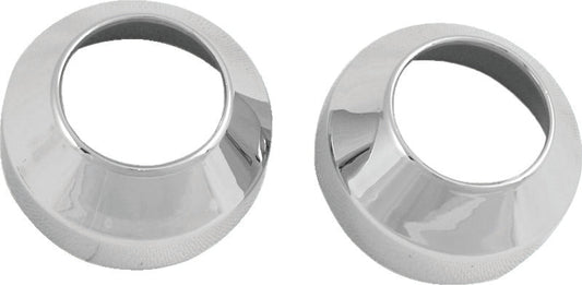 Bikers Choice 84-17 41MM Wide Glide Chrome Fork Boot Covers Pr 493150