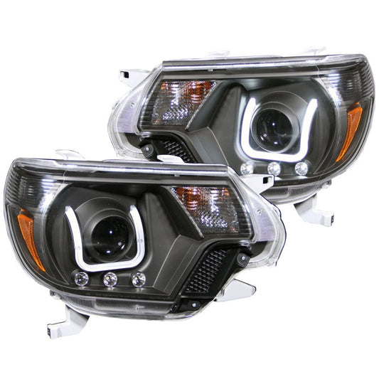Anzo 2012-2015 Toyota Tacoma Projector Headlights w/ U-Bar Black