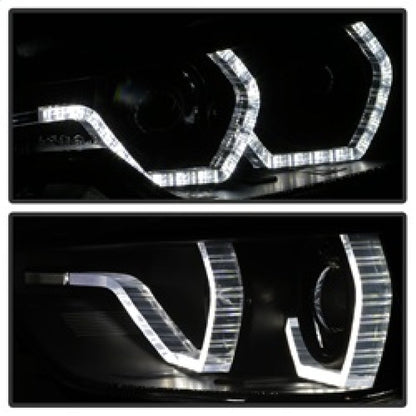 Spyder 12-14 BMW F30 3 Series 4DR Projector Headlights - LED DRL - Blk Smoke PRO-YD-BMWF3012-DRL-BSM 5085047