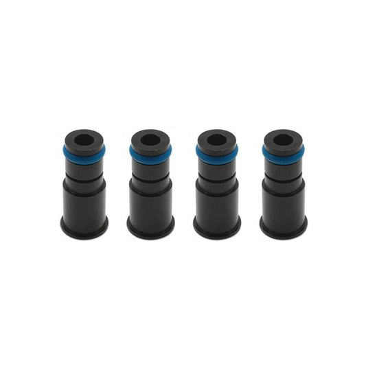 BLOX Racing 14mm Adapter Top (1in) w/Viton O-Ring & Retaining Clip (Set of 4) BXEF-AT-14L-4