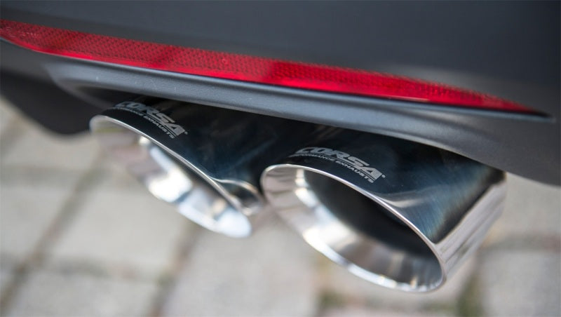 Corsa Performance 15-16 Ford Mustang GT 5.0 3in Cat Back Exhaust Polish Quad Tips — 0W2VZ
