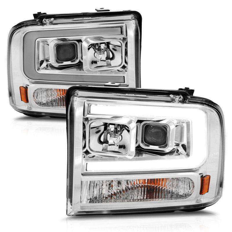 ANZO 99-04 Ford F250/F350/F450/Excursion (excl 99) Projector Headlights