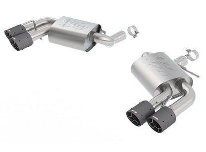 Borla 2016 Chevy Camaro V8 SS AT/MT ATAK Rear Section Exhaust w/o Dual Mode Valves 11921CF