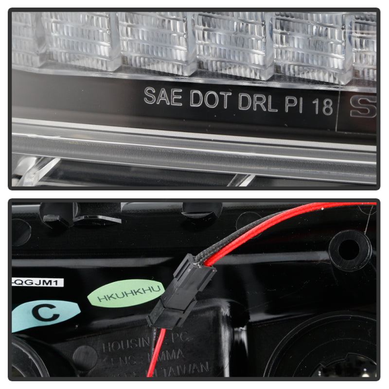Spyder Jeep Wrangler 2018-2019 (Halogen Model Only) LED Front Bumper Lights