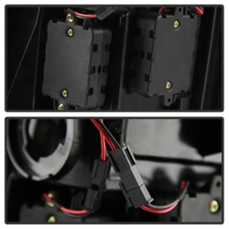 Spyder 09-16 Dodge Ram 1500 Light Bar LED Tail Lights - Black Smoke