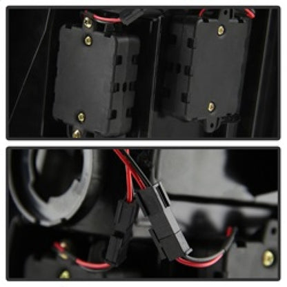 Spyder 09-16 Dodge Ram 1500 Light Bar LED Tail Lights - Black Smoke