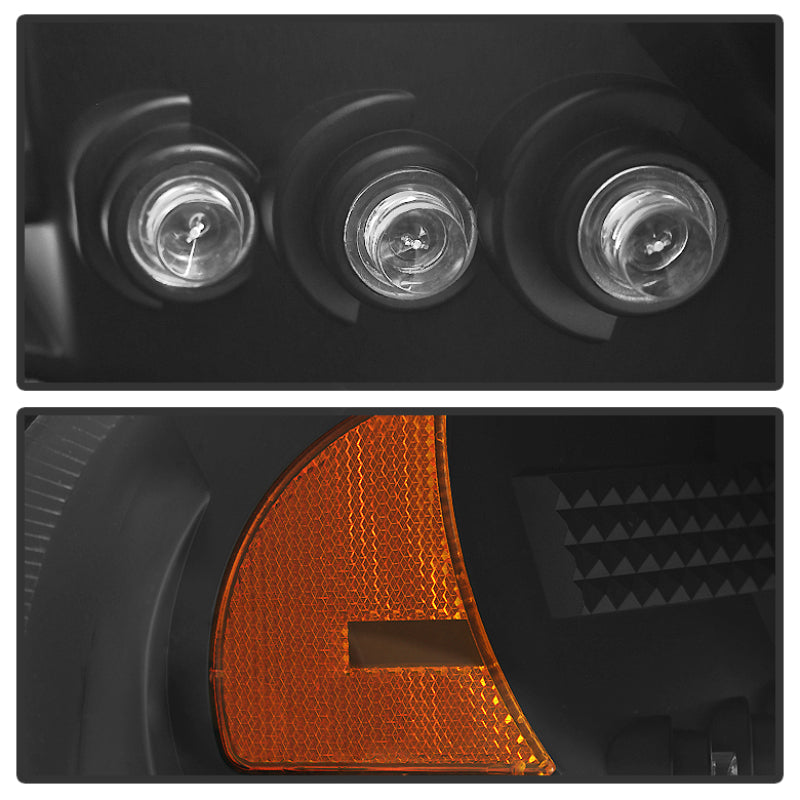 Spyder GMC Sierra 1500/2500/3500 99-06 Projector Headlights LED Halo LED Black