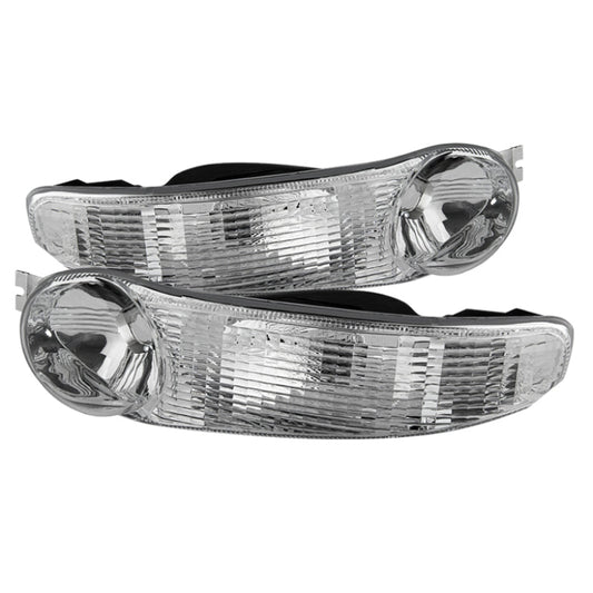 SPYDER Xtune GMC Sierra Denali 00-06 Bumper Lights Clear CBL-GD00-C 9027086