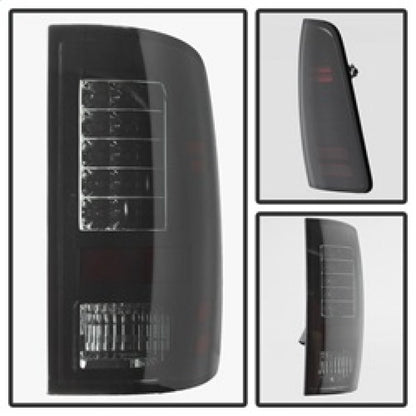Spyder Dodge Ram 1500 09-14 LED Tail Lights Incandescent- Blk Smke Alt-Yd-DRAM09-Led-Bsm