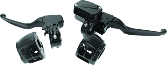 Bikers Choice Hndbr Cntrl Kt Blk 1/2in Bore 601449