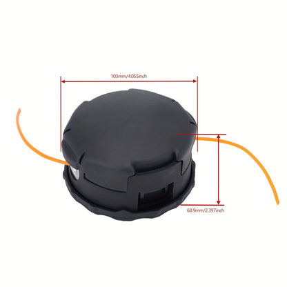 Trimmer Head for Weed Eater String Trimmer — Replaces SRM-225 (3-Pack)