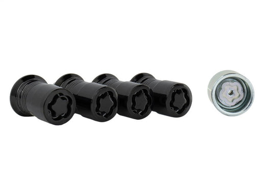 Ford Racing M14 x 1.5 Black Security Lug Nut Kit - Set of 4 M-1A043-A
