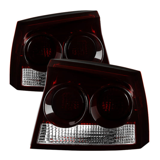 SPYDER Xtune Dodge Charger 2009-2010 OEM Style Tail Lights Red Smoked ALT-JH-DC09-OE-RSM 9033544