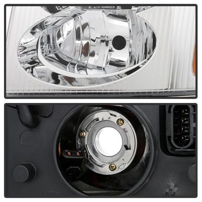 SPYDER xTune 02-09 GMC Envoy OEM Style Headlights - Chrome (HD-JH-GEN02-AM-C) 9042669