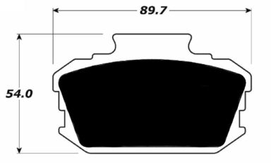 Porterfield Brake Pads for 1973 Nissan 510