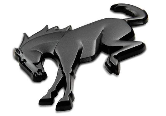 Ford Racing Bronco Rear Emblem - Matte Black M-1447-BRMB