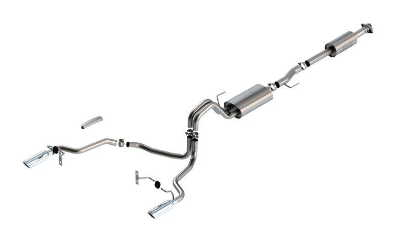 Borla F-150 2021 2.7L/3.5L 4dr CC SB EC STB Lari/King R/Plinum/LTD 3/2.25 SRE CB Touring