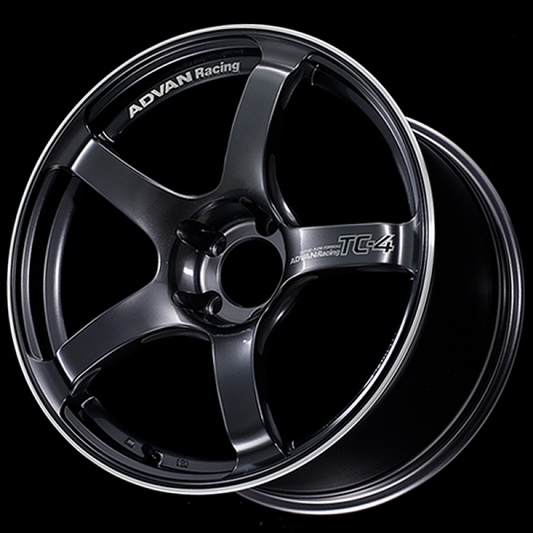 Advan TC4 16x8.0 / +38 Offset / 4x100 / 73mm Bore / Racing Gunmetallic and Ring YAD6G38AGMR
