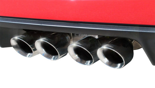 Corsa Performance 05-08 Chevrolet Corvette C6 6.0L V8 Polished Xtreme Axle-Back Exhaust