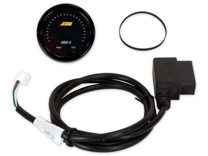 AEM Electronics X-Series Obdii Digital Datastream Gauge Black Bezel & Black Face plate