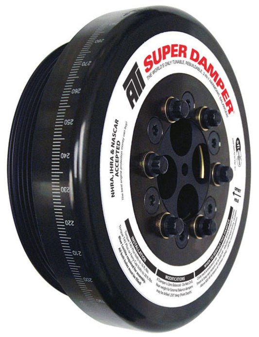 ATI Damper - 8.074in - Steel - 8 Grv - Cummins - 4BT - 6BT - 3.9L - 5.9L - 3 Ring