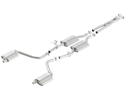 Borla 15-16 Dodge Charger 3.6L V6 S-Type Cat Back Exhaust (Uses Factory Valence) 140685