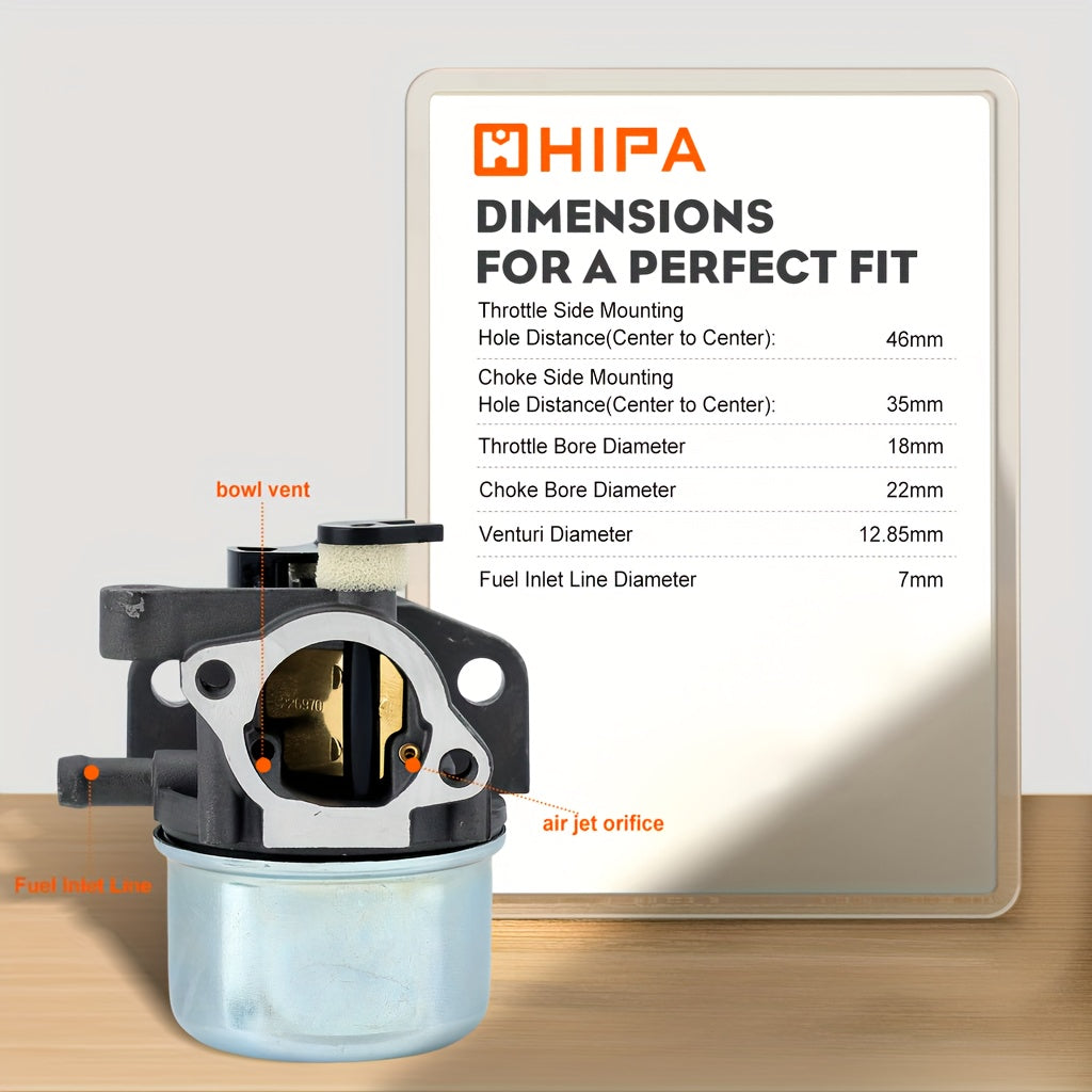 Carburetor Kit for Craftsman 6.75HP 190CC Chainsaw — Replaces 799871