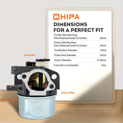 Carburetor Kit for Craftsman 6.75HP 190CC Chainsaw — Replaces 799871