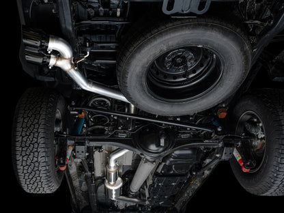 AWE Tuning AWE Exhaust for 4th Gen Toyota Tacoma Dual Diamond Black Tips 3015-33254