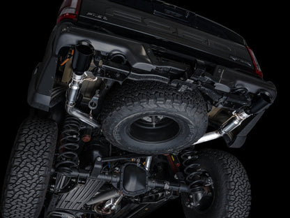 AWE Tuning AWE Gen 3 Ford Raptor SwitchPath Exhaust  - Diamond Black Tips 3025-33356