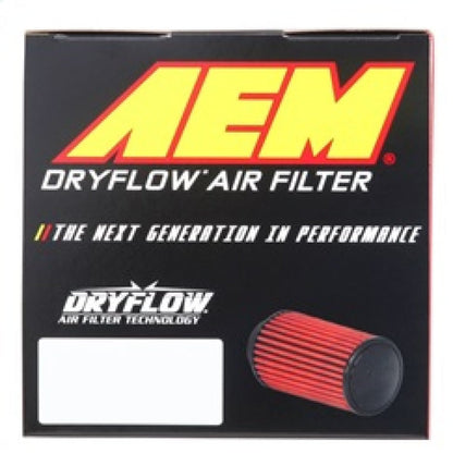 AEM Induction AEM DryFlow Air Filter Kit 4in x 7in Dryflow W/O Hole 21-2058DK
