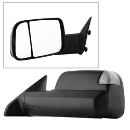 SPYDER Xtune Dodge Ram 1500 09-12 Extendable Heated Adjust Mirror Black HoUSing Left MIR-DRAM09S-PWH-L 9935596
