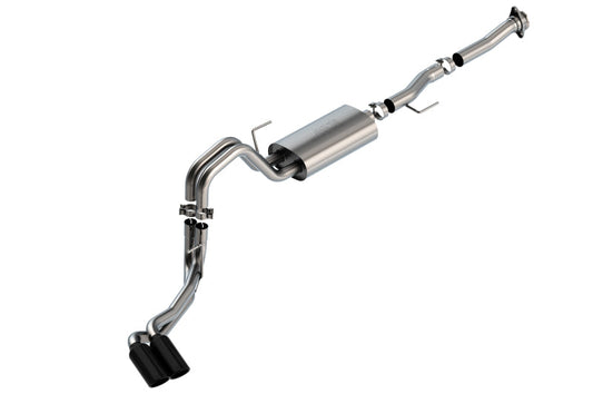 Borla F-150 2021 5.0L 2dr RC SB (122.8 WB) XL/XLT 3/2.25 DSE Cat-Back S-Type Black Chrome