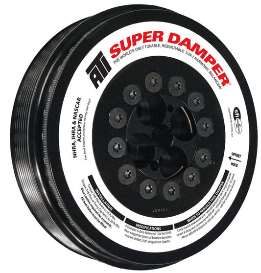 ATI Damper - 7.98in - Steel - 8 Grv - Cummins - 2003-07.5 - 5.9L - 3 Ring Hvy