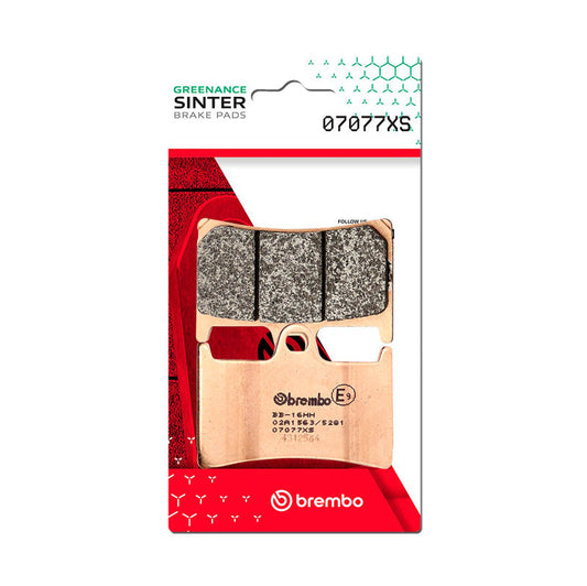 Brembo OE 08-11 Yamaha XP TMAX 500cc/17-19 Yamaha XP TMAX SX 530cc Sinter Brake Pad - Front 07077XS